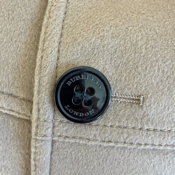 Rare Find - BURBERRY London Wool Cashmere Camel Trench Coat - USA 6 // UK 8 - Picture 8 of 9